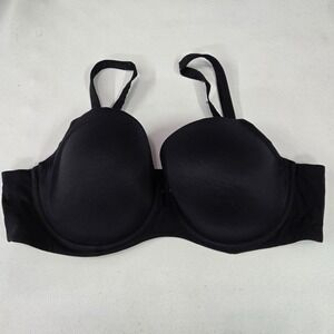 Torrid Women Bra 44D Black Underwire Padded Adjustable Straps